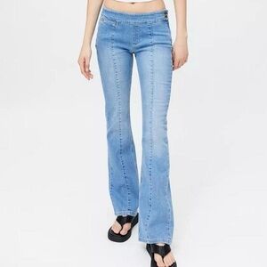 Miss sixty x Urban Outfitters Women's low rise Blue Flared Jeans
